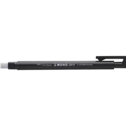 Portagomas TowBow con goma blanca rectangular color negro