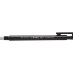 Portagomas TowBow con goma blanca rectangular color negro