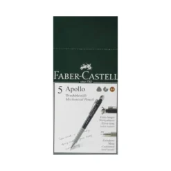 PORTAMINAS FABER CASTELL 0.5 MM APOLLO RETRACTIL COLOR AZUL OSCURO
