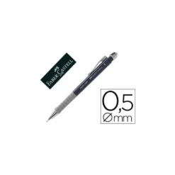 PORTAMINAS FABER CASTELL 0.5 MM APOLLO RETRACTIL COLOR AZUL OSCURO