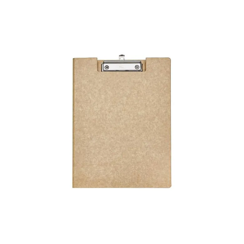 PORTANOTAS MAUL BALANCE DIN A4 CARTON REFORZADO 3 MM CON PINZA COLOR KRAFT