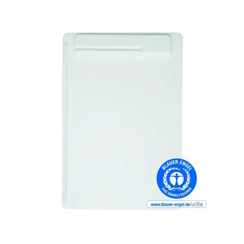 PORTANOTAS MAUL GO DIN A4 PLASTICO RECICLADO CON PINZA COLOR BLANCO