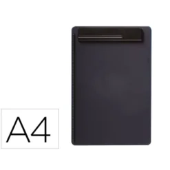 PORTANOTAS MAUL GO DIN A4 PLASTICO RECICLADO CON PINZA COLOR NEGRO