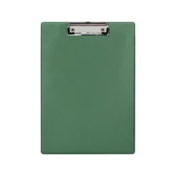 PORTANOTAS Q-CONNECT PLASTICO 50% RECICLADO DIN A4 VERDE OLIVA GROSOR 2,1MM