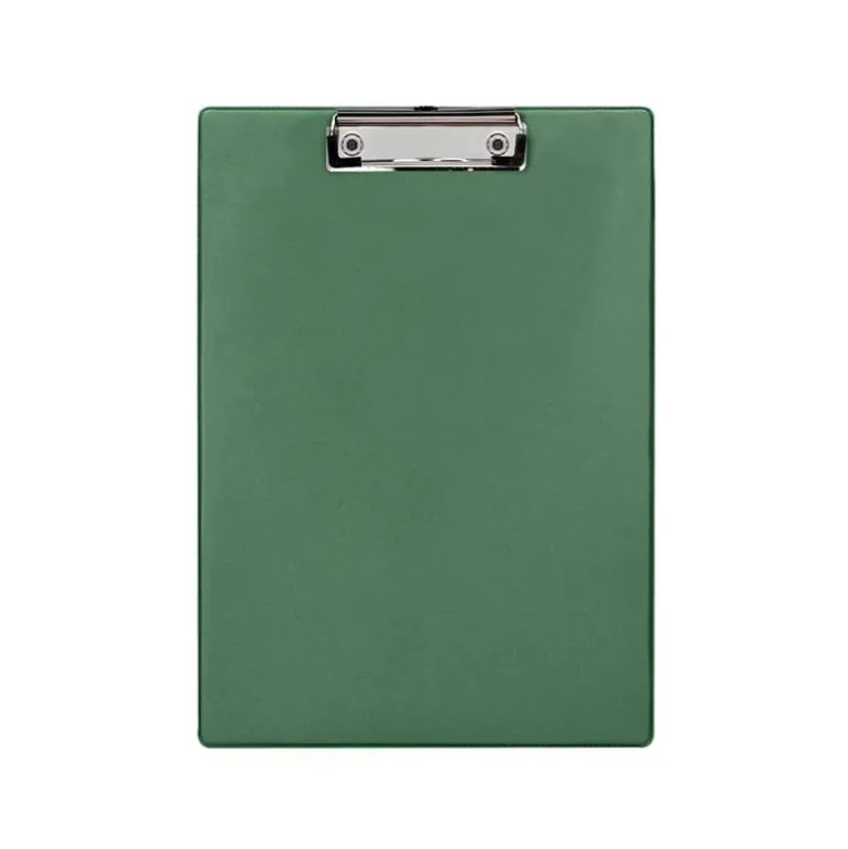PORTANOTAS Q-CONNECT PLASTICO 50% RECICLADO DIN A4 VERDE OLIVA GROSOR 2,1MM