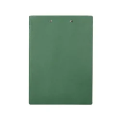 PORTANOTAS Q-CONNECT PLASTICO 50% RECICLADO DIN A4 VERDE OLIVA GROSOR 2,1MM
