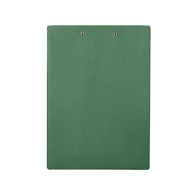 PORTANOTAS Q-CONNECT PLASTICO 50% RECICLADO DIN A4 VERDE OLIVA GROSOR 2,1MM