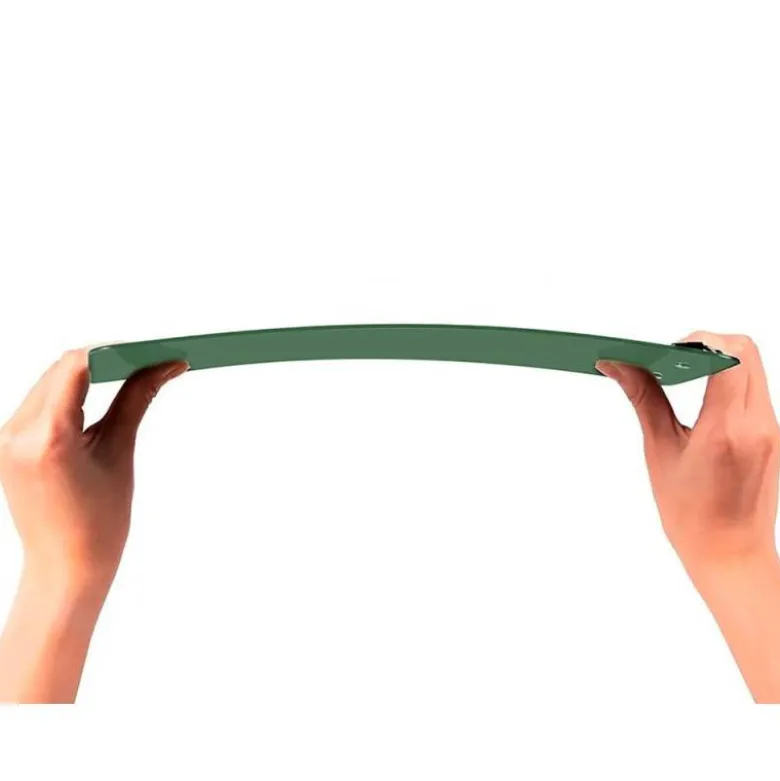PORTANOTAS Q-CONNECT PLASTICO 50% RECICLADO DIN A4 VERDE OLIVA GROSOR 2,1MM