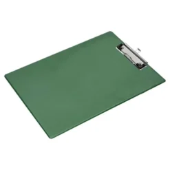 PORTANOTAS Q-CONNECT PLASTICO 50% RECICLADO DIN A4 VERDE OLIVA GROSOR 2,1MM