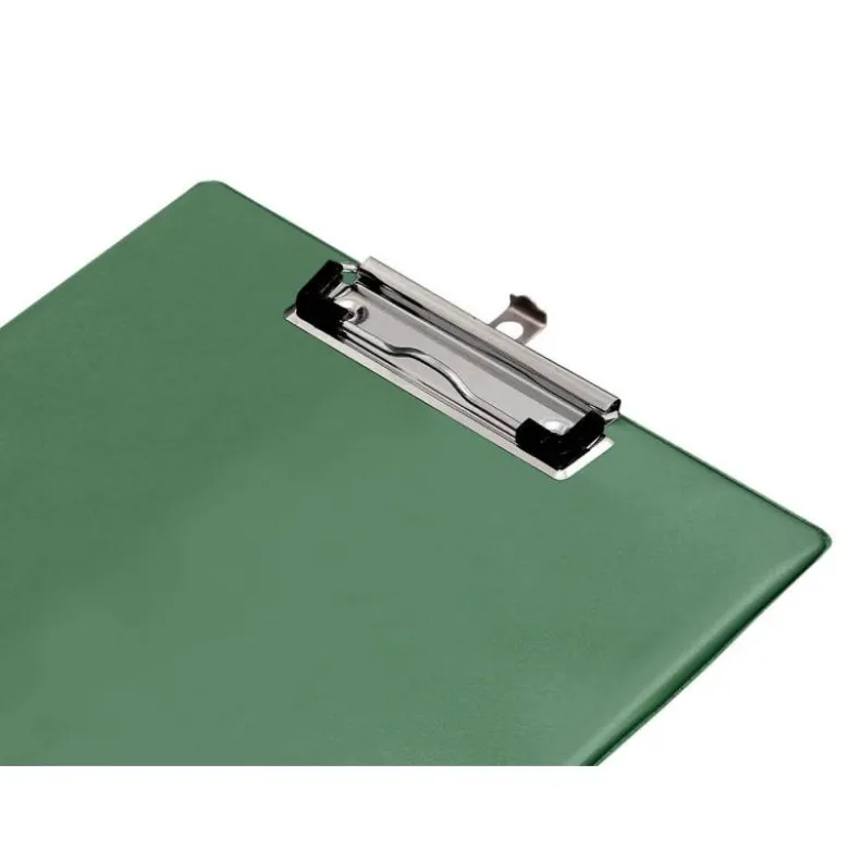 PORTANOTAS Q-CONNECT PLASTICO 50% RECICLADO DIN A4 VERDE OLIVA GROSOR 2,1MM