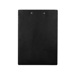 PORTANOTAS Q-CONNECT PLASTICO 50% RECICLADO DIN A4 NEGRO GROSOR 2,1 MM