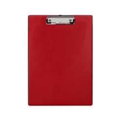 PORTANOTAS Q-CONNECT PLASTICO 50% RECICLADO DIN A4 ROJO GROSOR 2,1MM