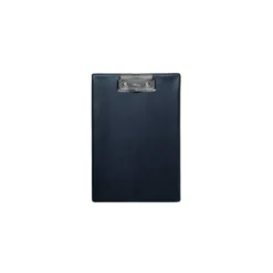 PORTANOTAS MAUL DIN A5 CARTON PLASTIFICADO PVC CON PINZA COLOR NEGRO