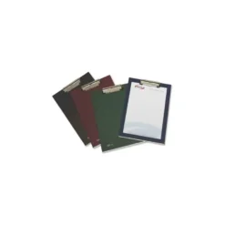 Portanotas plastico folio con pinza superior Pardo azul