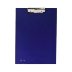 Portanotas plastico folio con pinza superior Pardo azul
