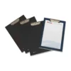 Portanotas plastico folio con pinza superior Pardo negro