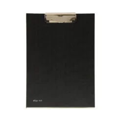 Portanotas plastico folio con pinza superior Pardo negro
