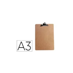 Portanotas Q-Connect material extraduro A3 marron