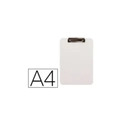 PORTANOTAS Q-CONNECT PLASTICO DIN A4 BLANCO 2,5MM