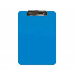 PORTANOTAS Q-CONNECT PLASTICO DIN A4 CELESTE 2,5MM