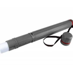 Portaplanos plastico extensible 75cm diametro 9 cm Liderpapel color gris