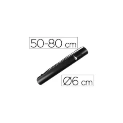 Portaplanos plastico extensible Liderpapel color negro