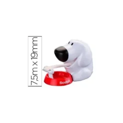 Portarrollo de sobremesa Scotch perro
