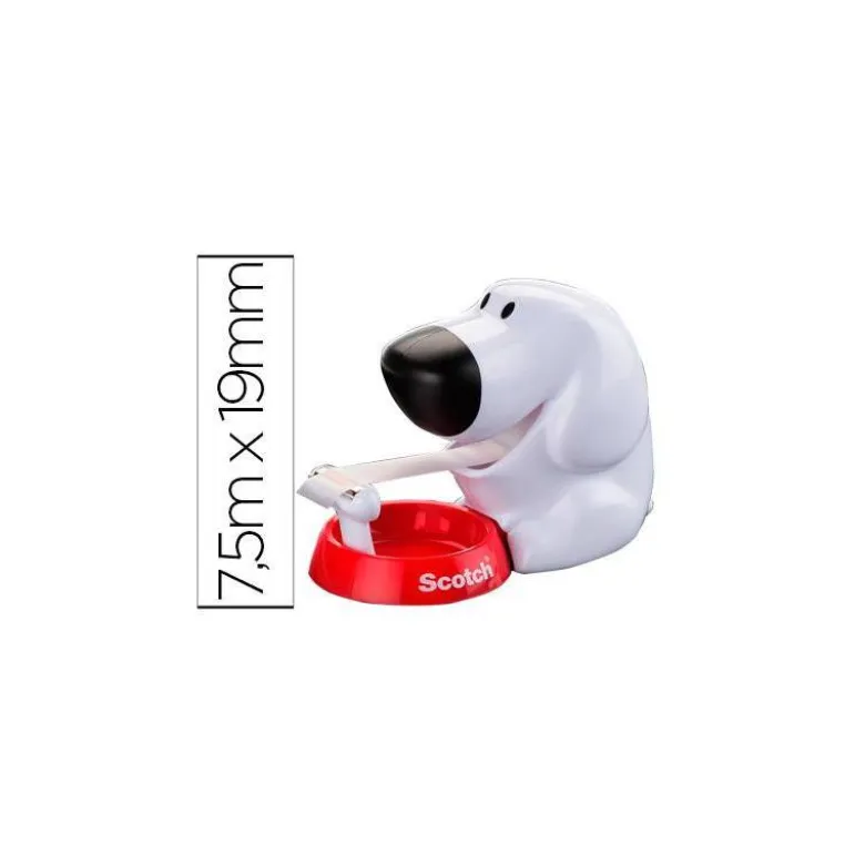 Portarrollo de sobremesa Scotch perro