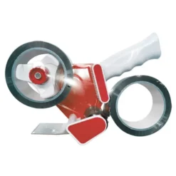 PORTARROLLO Q-CONNECT PARA EMBALAJE PARA CINTAS DE 66MT X 50MM INCLUYE 2 ROLLOS CINTA MARRON