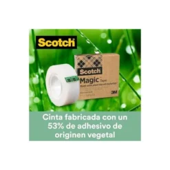 Portarrollo Scotch plástico color negro