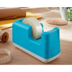 PORTARROLLO SOBREMESA LEITZ COSY PLASTICO PARA CINTAS 33 MT COLOR AZUL