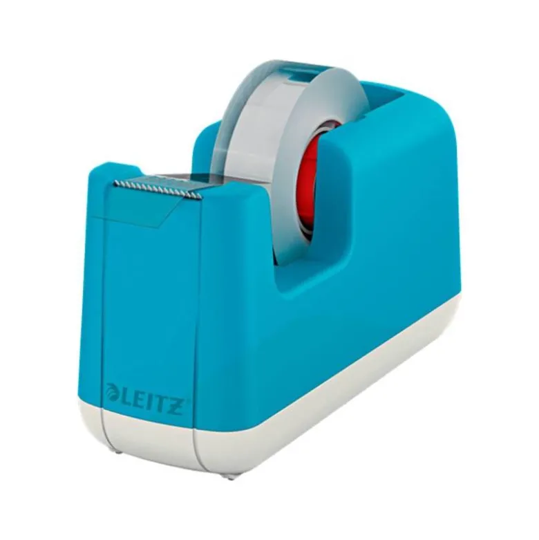 PORTARROLLO SOBREMESA LEITZ COSY PLASTICO PARA CINTAS 33 MT COLOR AZUL