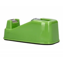 PORTARROLLO SOBREMESA LIDERPAPEL ECOUSE 100% PLASTICO RECICLADO PARA CINTA DE 33 MT COLOR VERDE