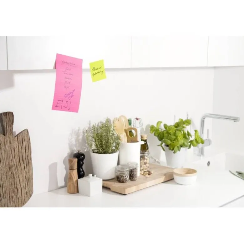 Post it ® Bloc de notas adhesivas Super sticky quita y pon 102x152 mm Amarillo ultra