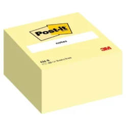 Post-it ® Bloc de notas adhesivas de quita y pon color amarillo