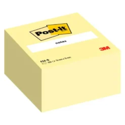 Post-it ® Bloc de notas adhesivas de quita y pon color amarillo