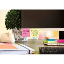 Post-it ® Bloc de notas adhesivas de quita y pon color amarillo