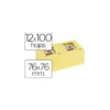 Post-it ® Bloc de notas adhesivas color amarillo quita y pon super sticky 76 x 76 mm