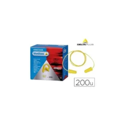 PROTECTOR AUDITIVO DELTA PLUS CONICO CON CORDON CAJA 200 PARES