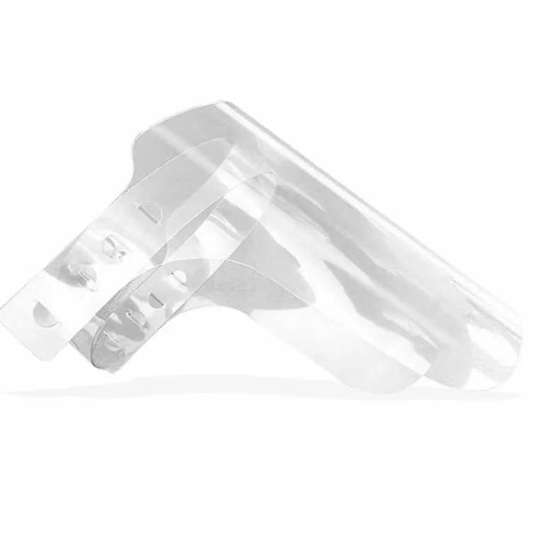 PROTECTOR FACIAL TRANSPARENTE GLASSPACK 200 MC REFUERZO FRONTAL PVC 300 MC CIERRE CON GOMA MEDIDAS 235X330 MM