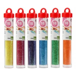 Purpurina colores pastel 24 botes de 18 gr.No se pueden elegir