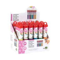 Purpurina colores pastel 24 botes de 18 gr.No se pueden elegir