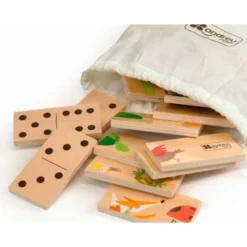 PUZLE ANDREUTOYS DOMINO ANIMALES MADERA 28 PIEZAS