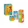 PUZLE GOULA CUBOS DE CARTON APILABLES MATCH&MIX 6 PIEZAS +2 AÑOS