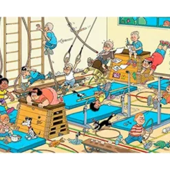 PUZLE GOULA JUMBO JAN VAN HAASTEREN CLASE DE GYM 240 PIEZAS +6 AÑOS