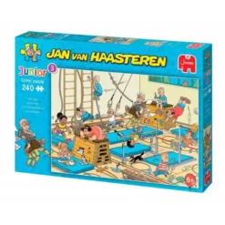 PUZLE GOULA JUMBO JAN VAN HAASTEREN CLASE DE GYM 240 PIEZAS +6 AÑOS