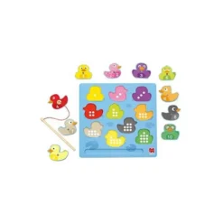 PUZLE GOULA MADERA MAGNETICO 11 PIEZAS PATOS MAGICOS