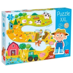 PUZLE GOULA XXL GRANJA 18 PIEZAS +2 AÑOS