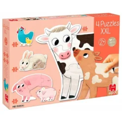 PUZLE GOULA XXL MAMAS Y BEBES 18 PIEZAS +2 AÑOS