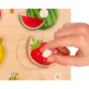PUZLE INFANTIL IMAGINOVO MADERA FRUTAS +18 MESES 10 PIEZAS 30X22,5X1,5CM
